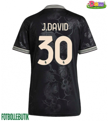 Juventus Jonathan David #30 Tredje Tröja Kvinnor 2025-26 Kortärmad